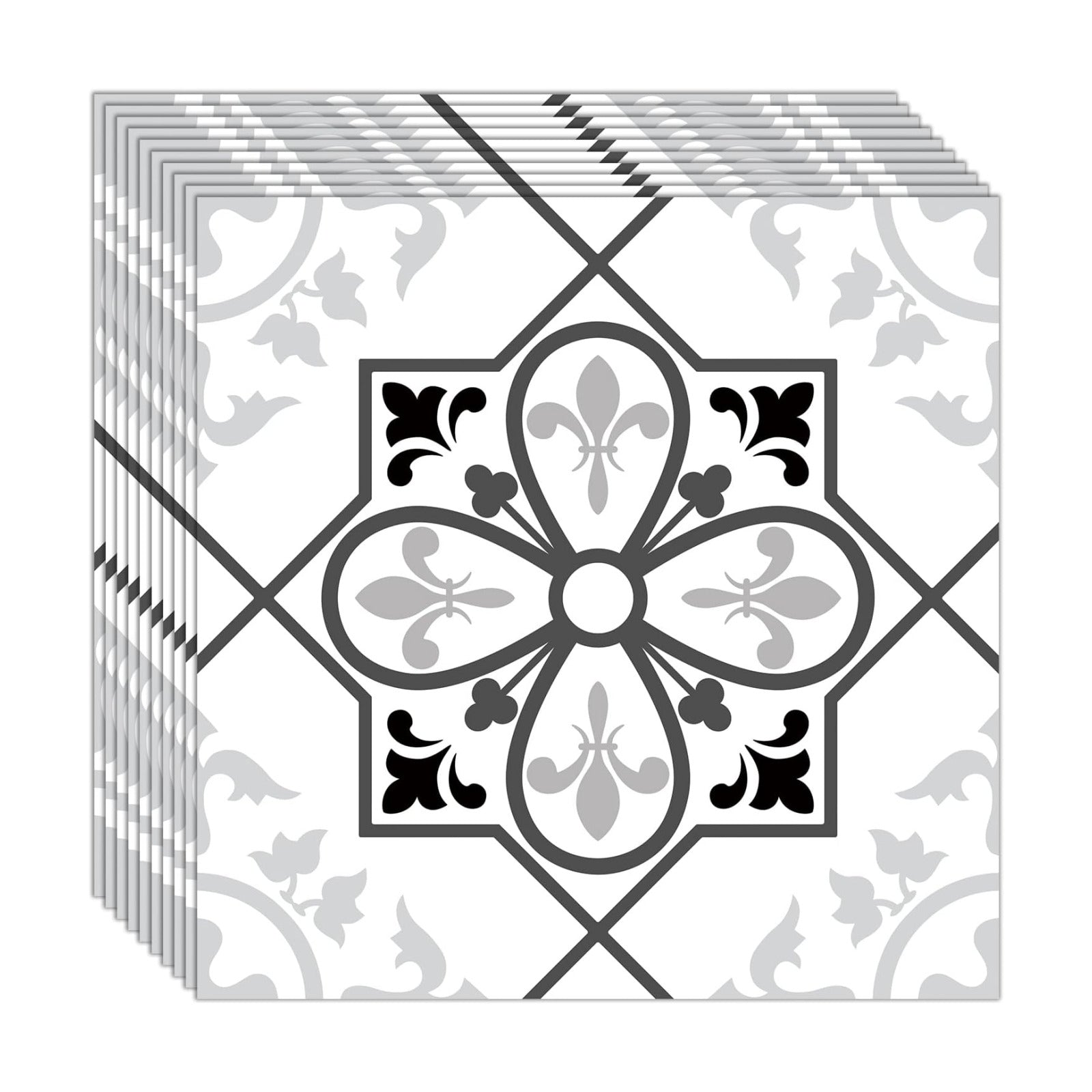 Floor Tile Decals Peel and Stick Wall Tiles Stickers 7.87"*7.87 / Ptf-62 / 7.87 x 7.87 / Set of 24