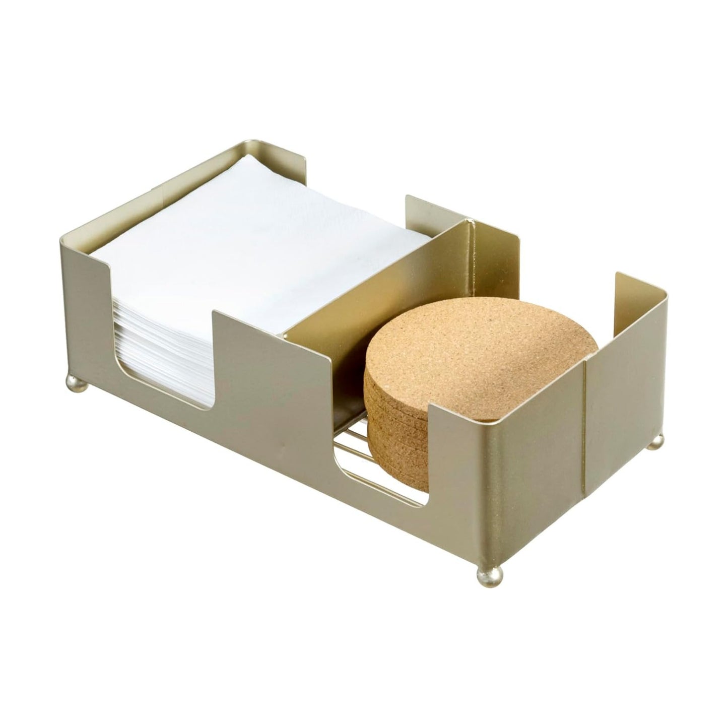 Tone Metal Bar Countertop or Coffee Table Guest Tray / Modern Brass