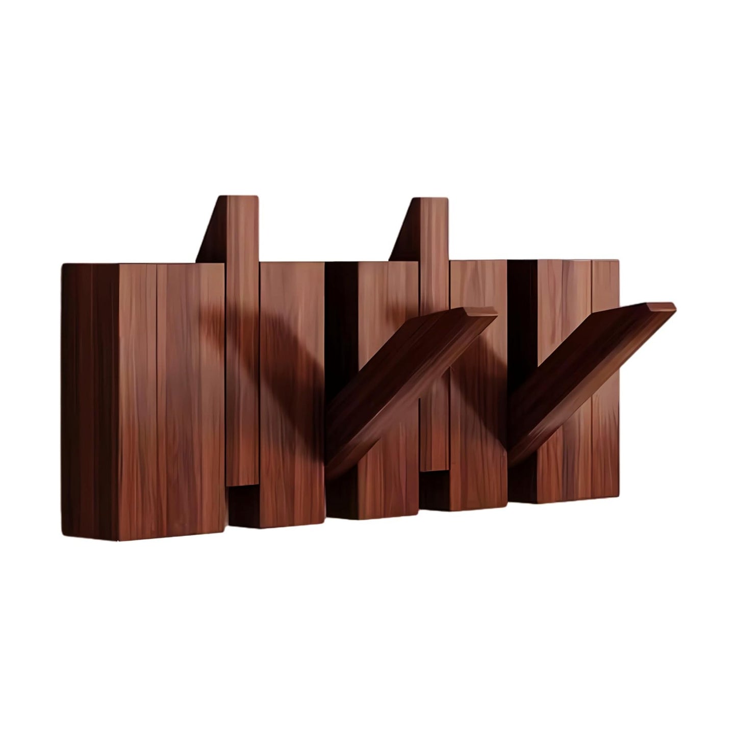 Paint Wood Wall Mounted Coat RackHooks Piano Key Hangers Natural Solid Wood Hanger Non-Woven Fabric Clothes Hangers for