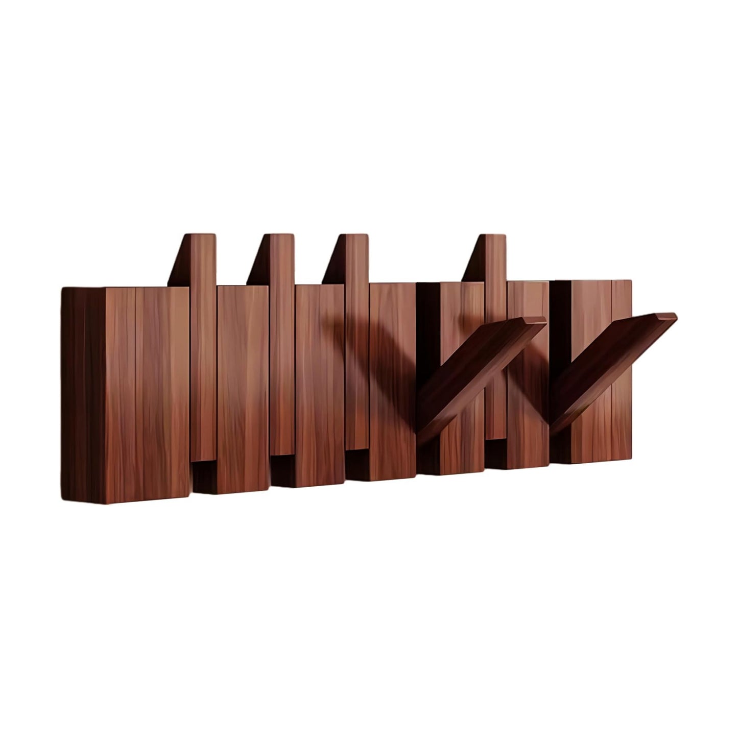 Paint Wood Wall Mounted Coat RackHooks Piano Key Hangers Natural Solid Wood Hanger Non-Woven Fabric Clothes Hangers for