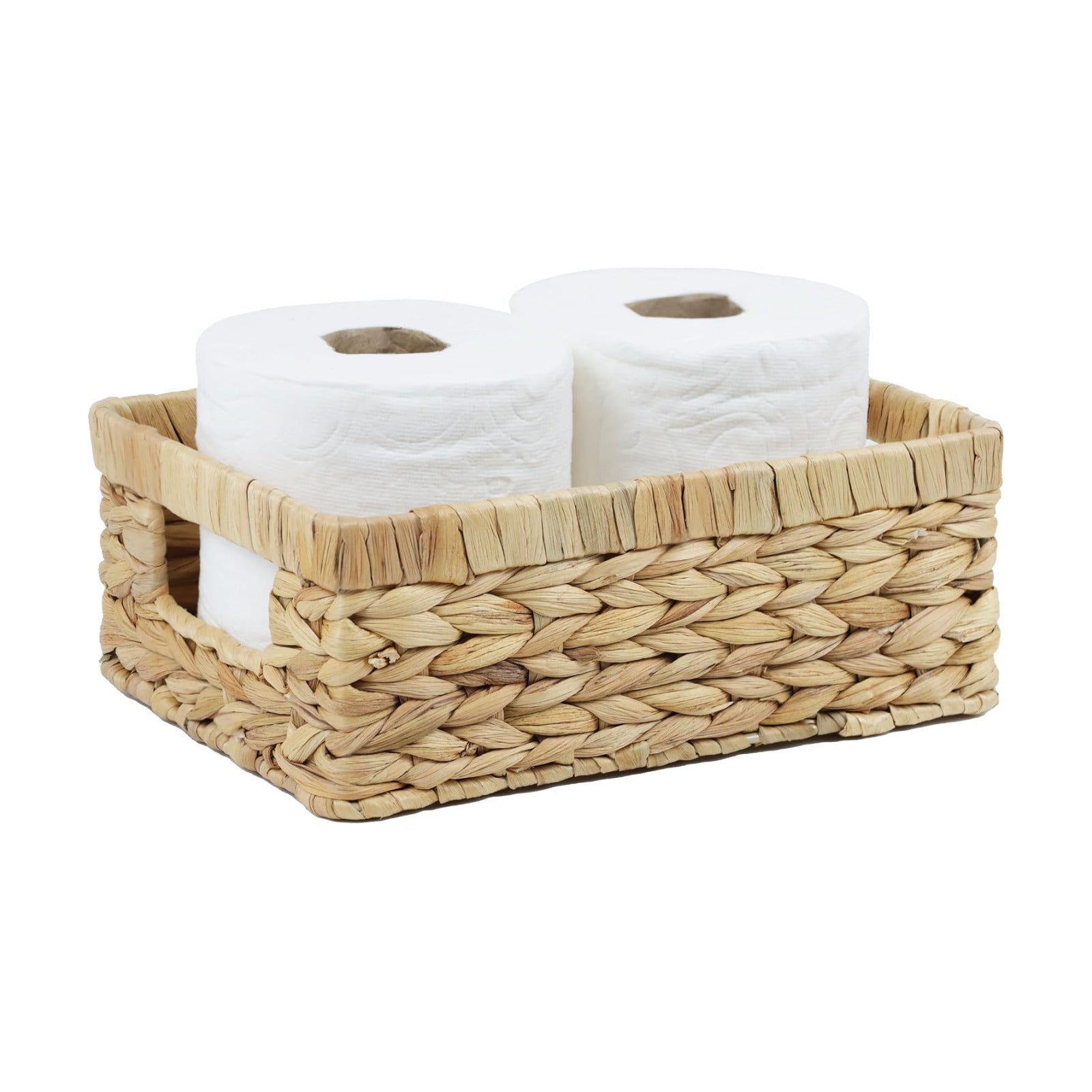 Wicker Baskets / Rattan Woven Basket for Storage / Water Hyacinth / Small