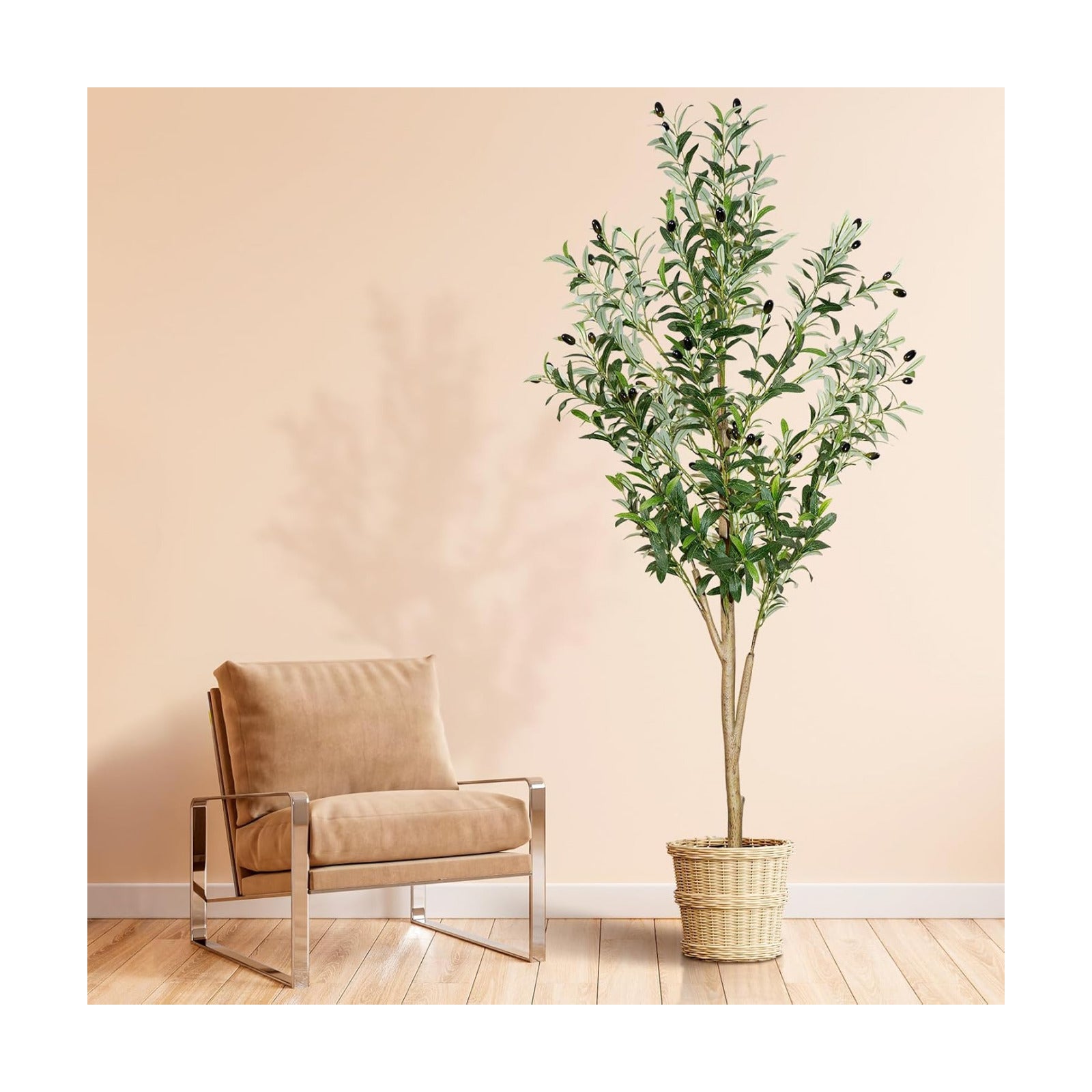 High Imitation Silk Plant Fake Olive Tree / 6 Inch