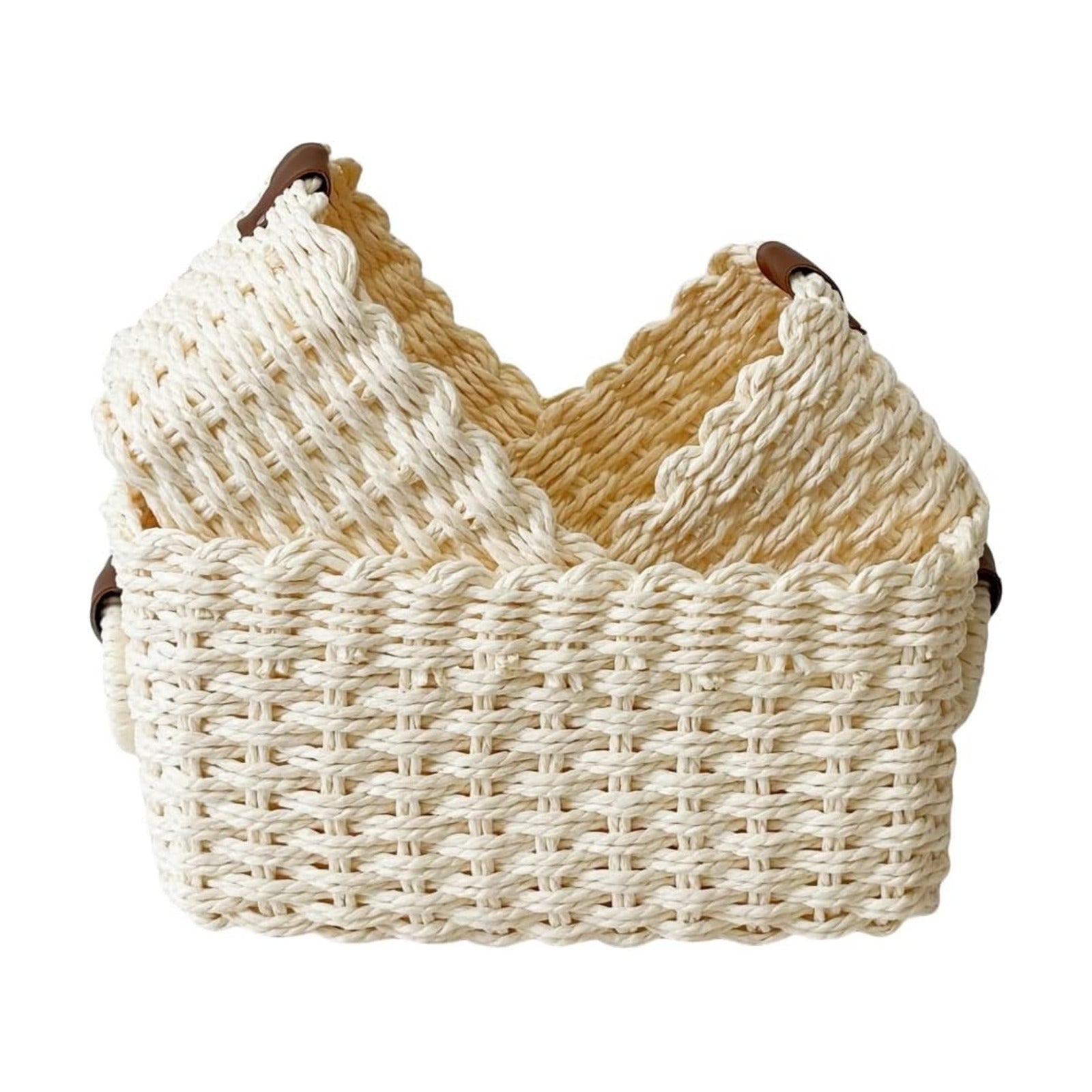 woven Storage basket / Beige