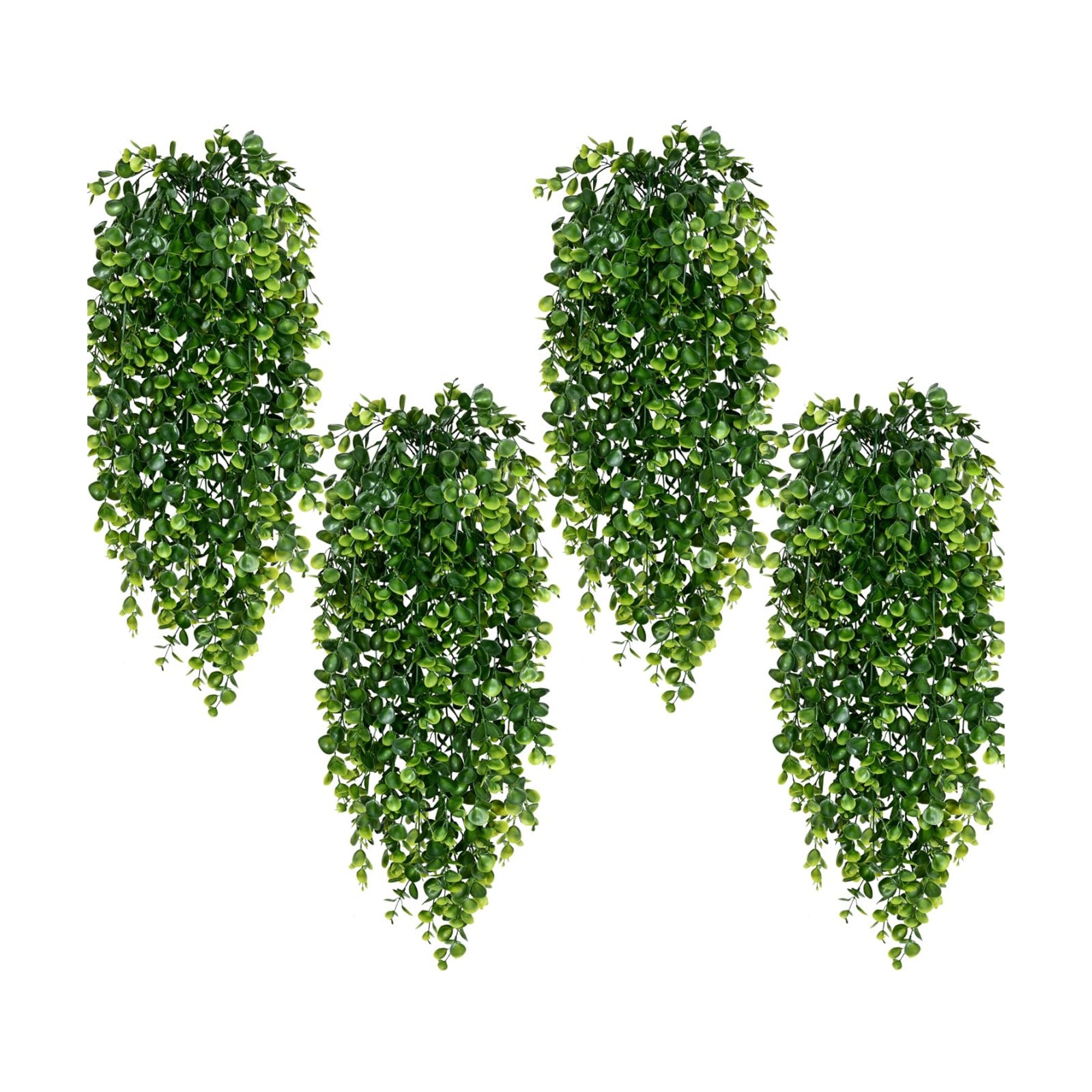 Waipfaru 4Pcs Fake Hanging Plants 2.7FT Fake Plants Fake Vines Greenery