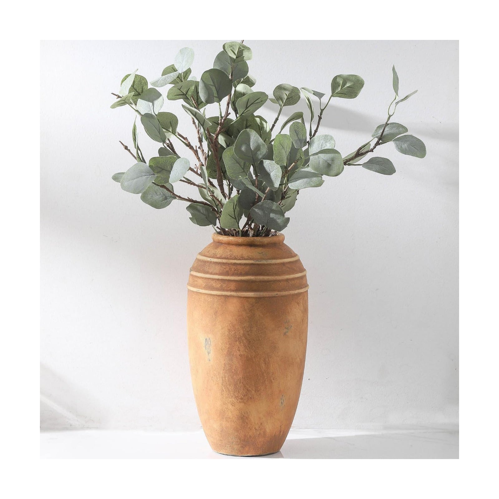 Large Ceramic Flower Vase / 101-2-12.87in / 12.87 Inch