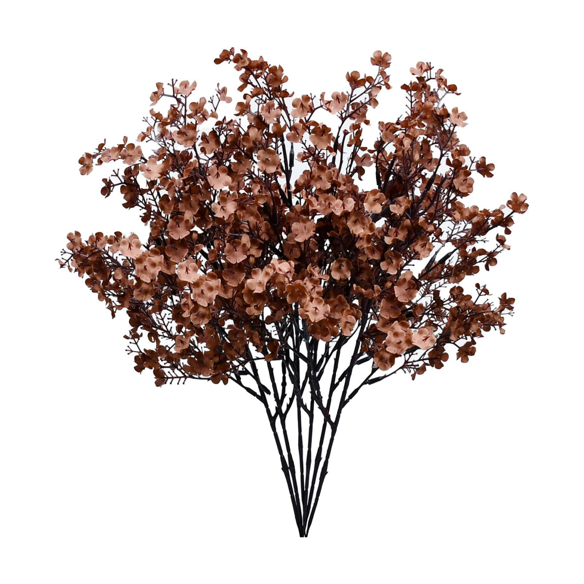 Mandy's 6 Bundles Artificial Brown Baby’s Breath Flowers