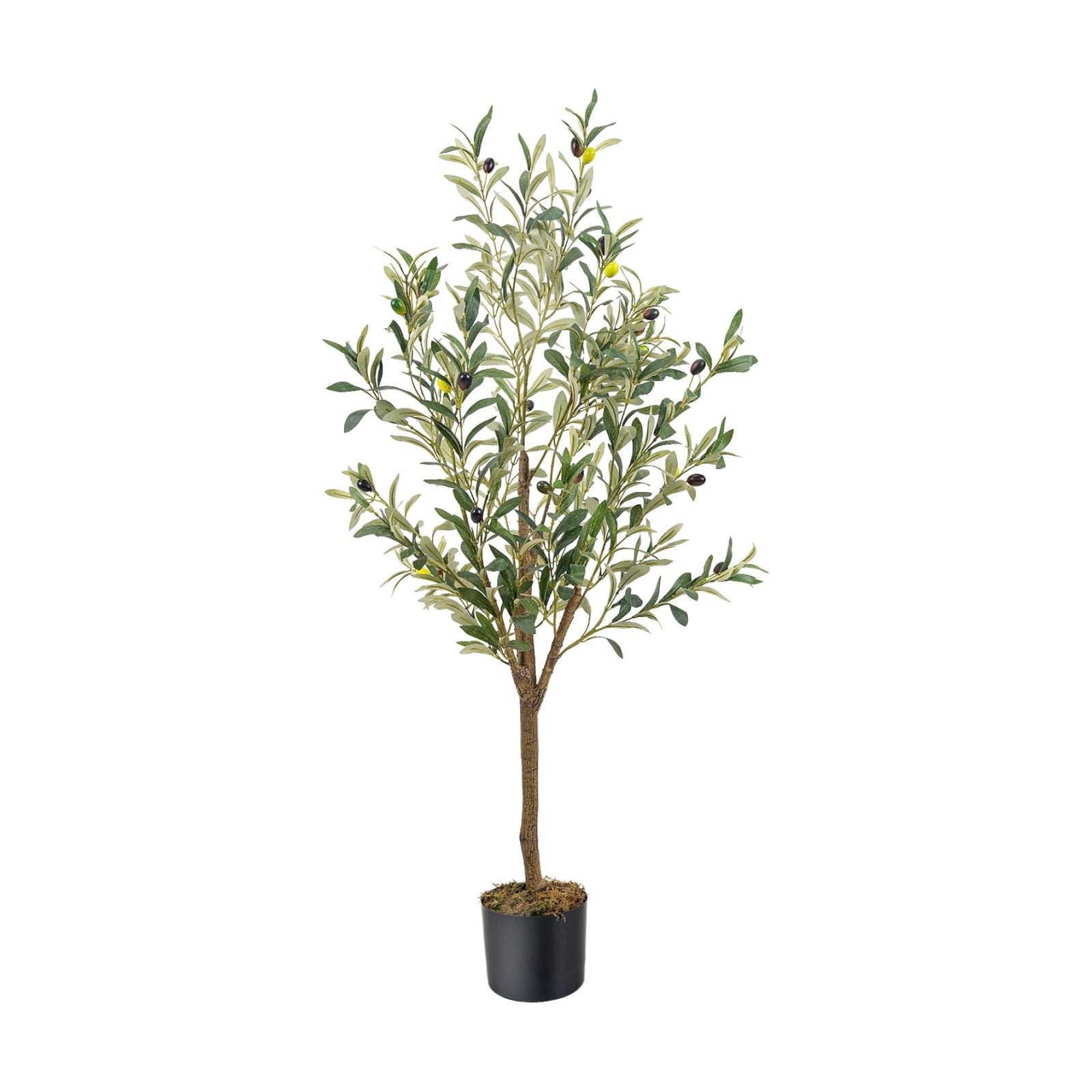 Artificial Fake Olive Tree Tall Faux Silk Olive Tree / 4ft / 4 Inch