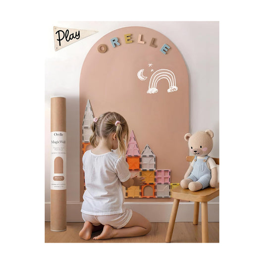 Magnetic Arch Wall Decal / Mocha / 24"W x 39"H