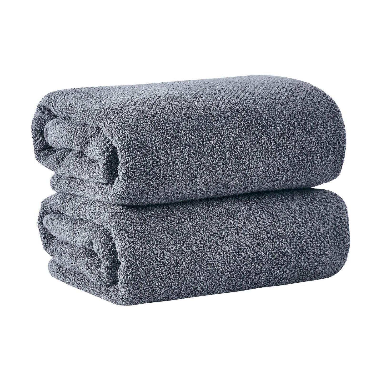 Great Bay Home 100% Cotton Oversized 2 Pack 68x35 Extra Large Towel Set - Absorbent, Quick-Drying, Durable Oversized