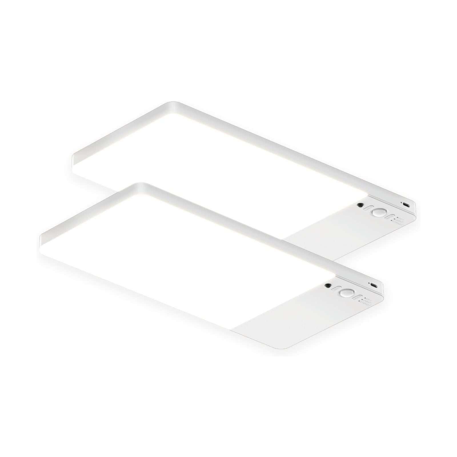 2 Pack Rechargeable Motion Sensor Ceiling Light, Cordless Closet Light | Upgraded Closet Lights with 12000mAh Battery