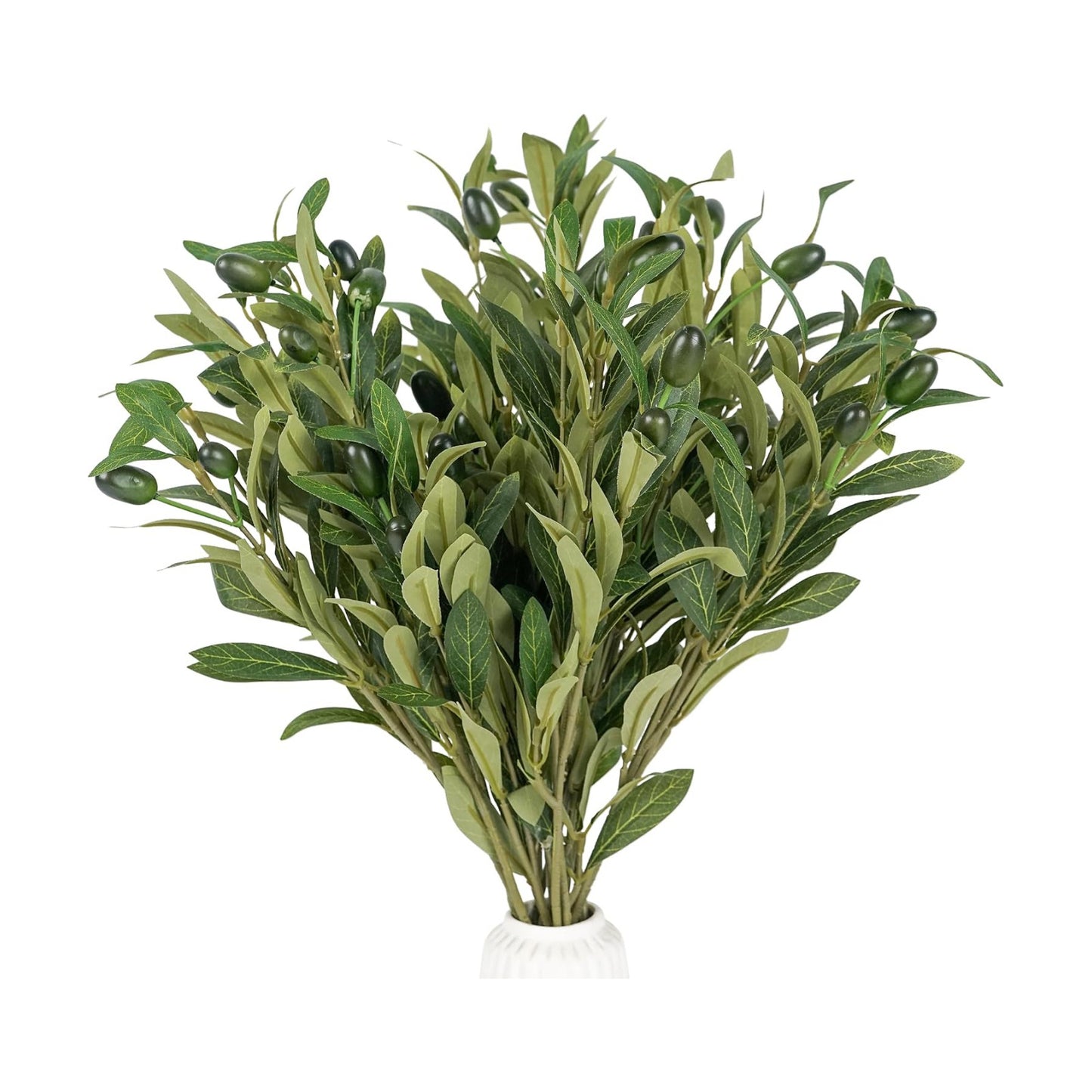 Greenery Vase / Spring Branches Decor for Vase / 18 Inches / Green / Set of 6
