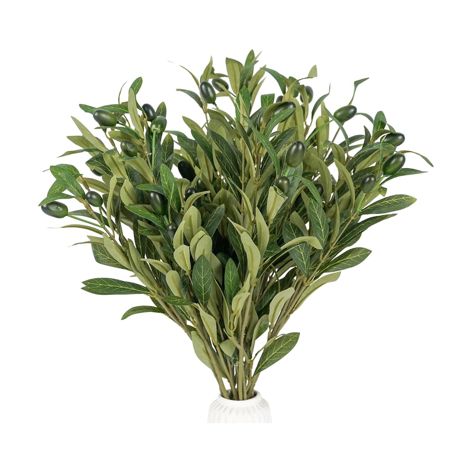 Greenery Vase / Spring Branches Decor for Vase / 18 Inches / Green / Set of 6