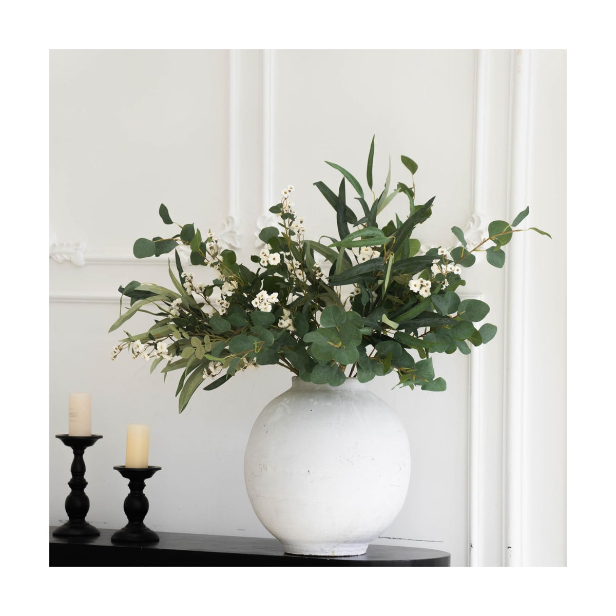 MISSPIN Artificial Flowers with Greenery Stems Faux Plants Indoor Branches for Tall Vase Ultra-Realistic, 11 Pcs Wedding Centerpieces, Home Decor & DIY Bouquets