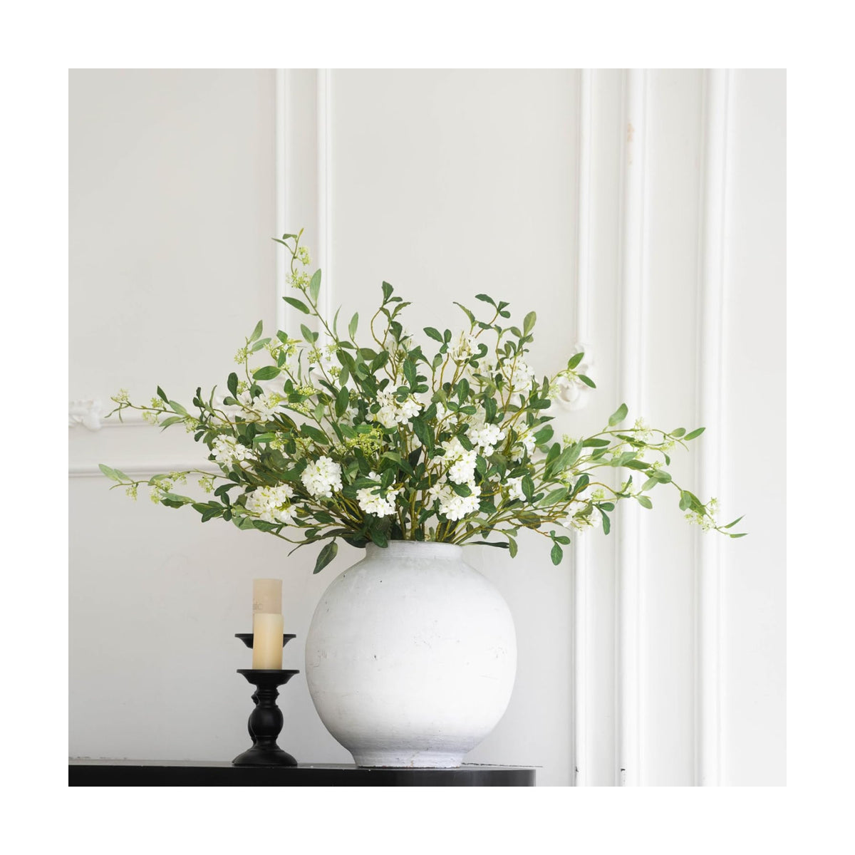 MISSPIN Artificial Flowers with Greenery Stems Faux Plants Indoor Branches for Tall Vase Ultra-Realistic, 9 Pcs Wedding Centerpieces, Home Decor & DIY Bouquets