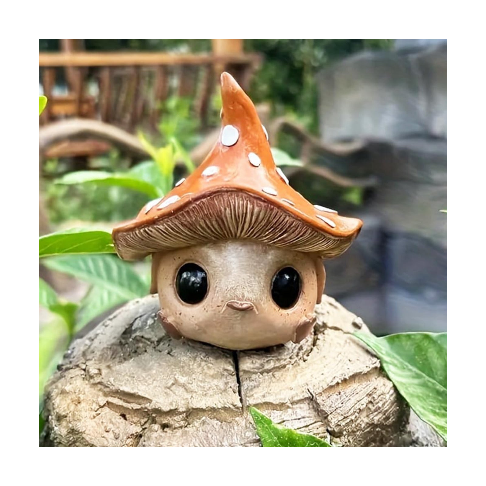 Garden Gnomes Statues / Mushroom Outdoor Garden Decor Statue