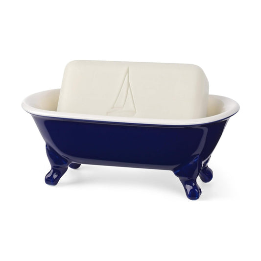Kitchen Sponge Holder and Shower Tray / Navy Blue