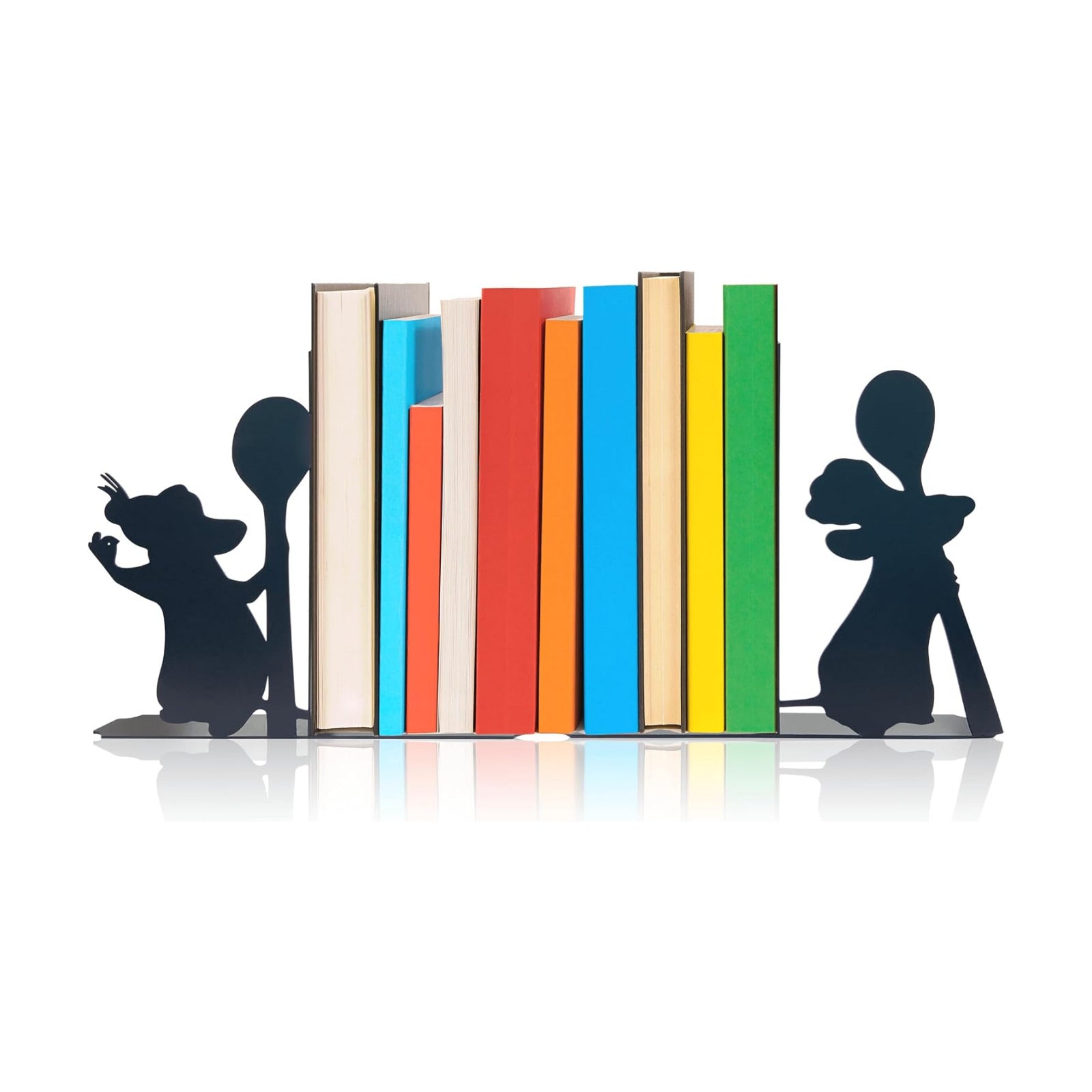 Mouse Decorative Bookends / 6.5 x 5.9 x 1.2