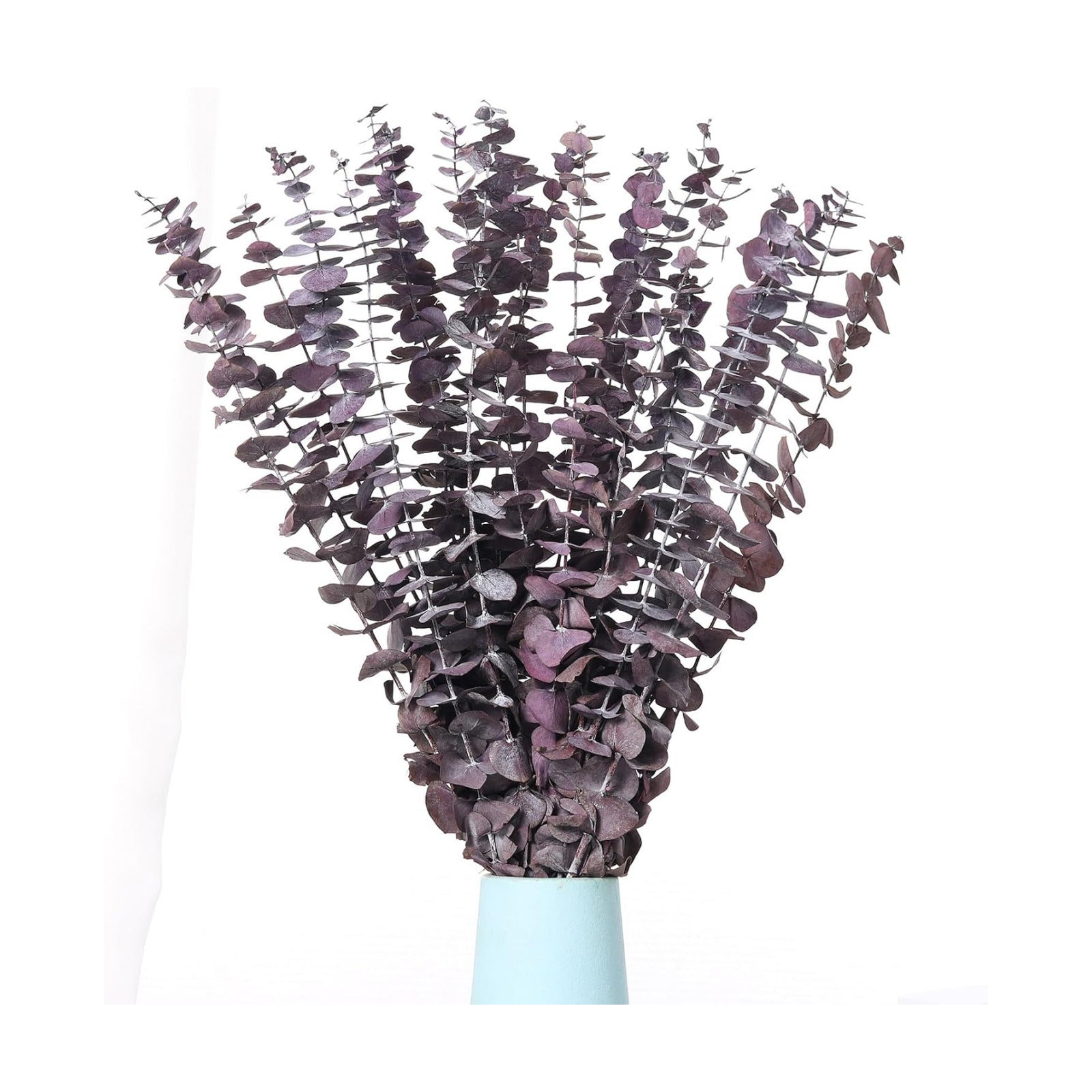 17'' Natural Real Live Eucalyptus Leaves Branches Hanging Shower / Purple / Set of 20