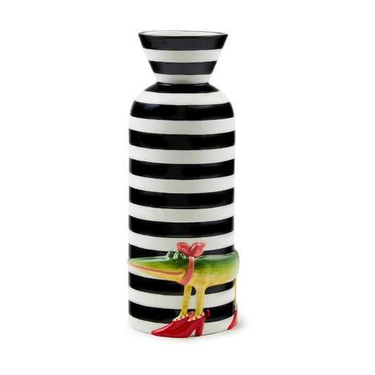 Decorative Ceramic Vase / Patience Brewster Gloria Alligator Vase