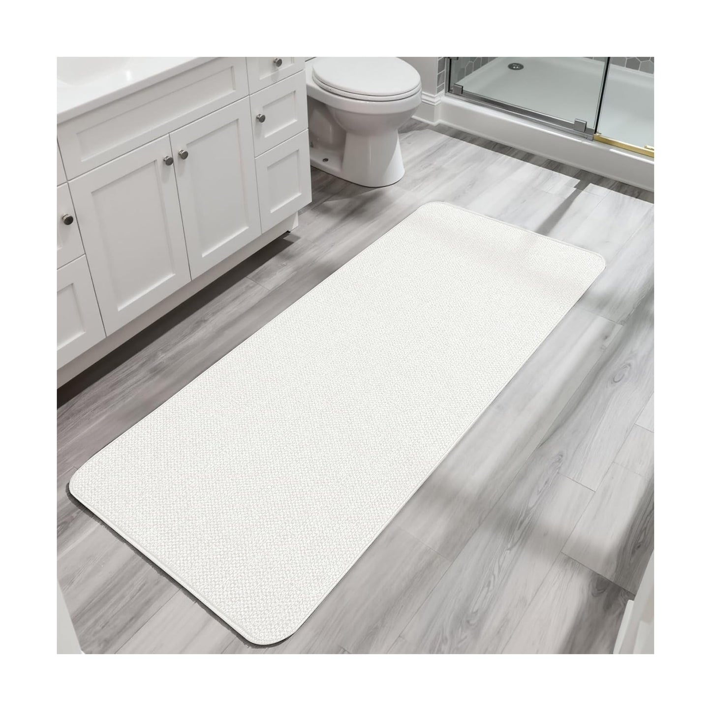 Bath Mat,Ultra Thin Bathroom Runner Rugs,Large Bath Mats for Bathroom,Quick Dry,Non-Slip,Machine Washable,Low Pile,Bath