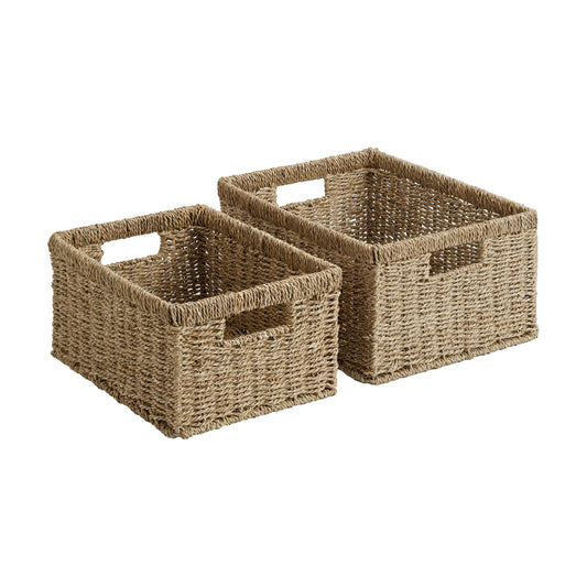 Wicker Storage Baskets / Natural
