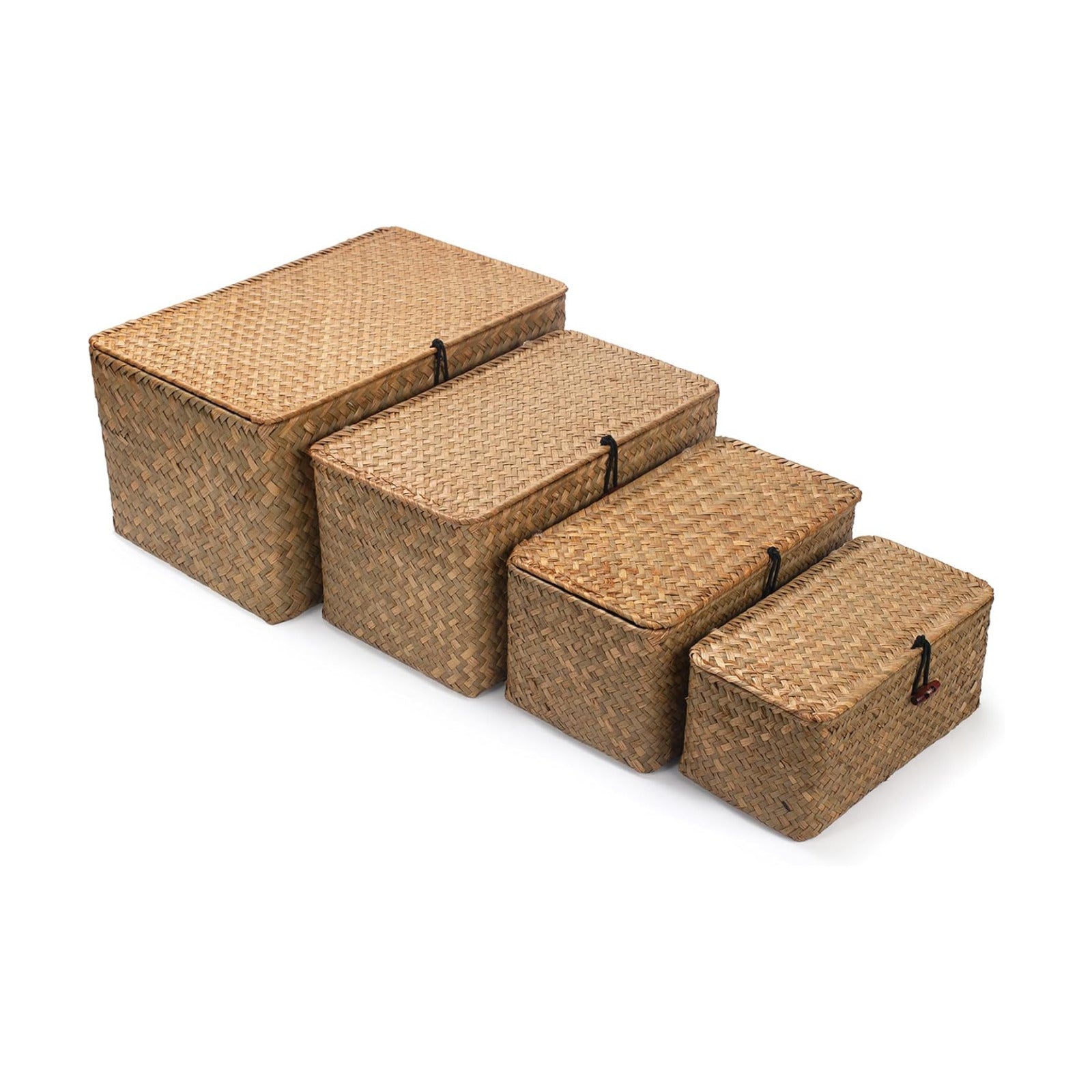 Wicker Basket / Seagrass Storage Basket / Natural