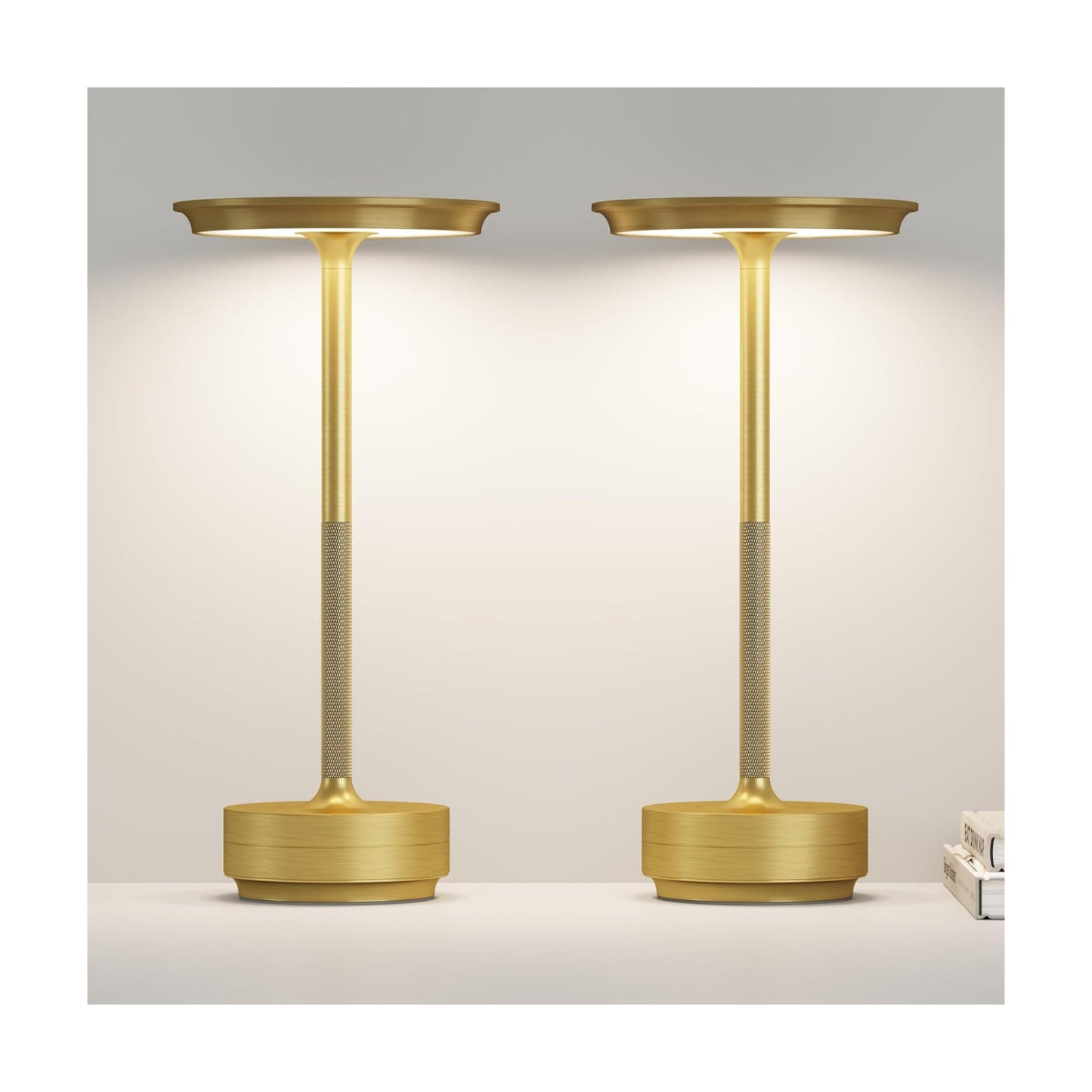 Cordless Rechargeable Table Lamp,LED Portable Battery Table Lights | 5000mAh Outdoor IP54 Waterproof Battery Operated