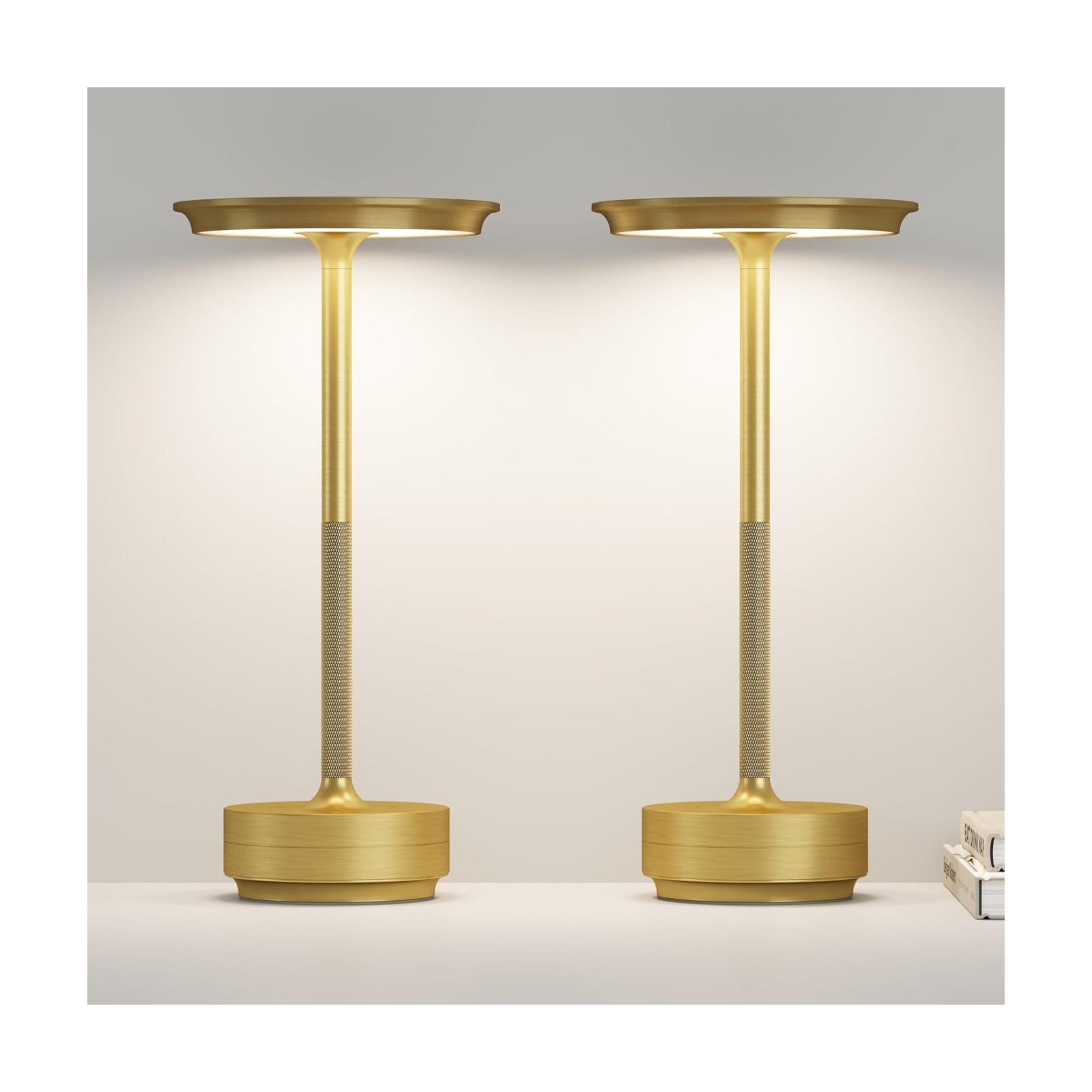 Cordless Rechargeable Table Lamp,LED Portable Battery Table Lights | 5000mAh Outdoor IP54 Waterproof Battery Operated