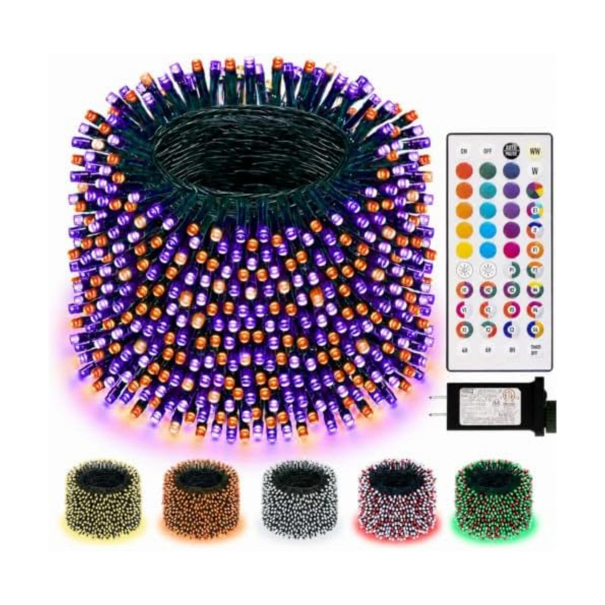 LitHome Color Changing Christmas String Lights with Remote, 99Ft 300 LED