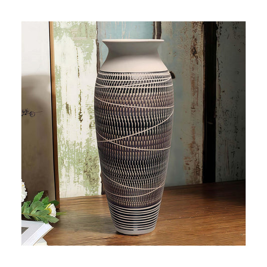 Ceramic Rustic Farmhouse Vase / C