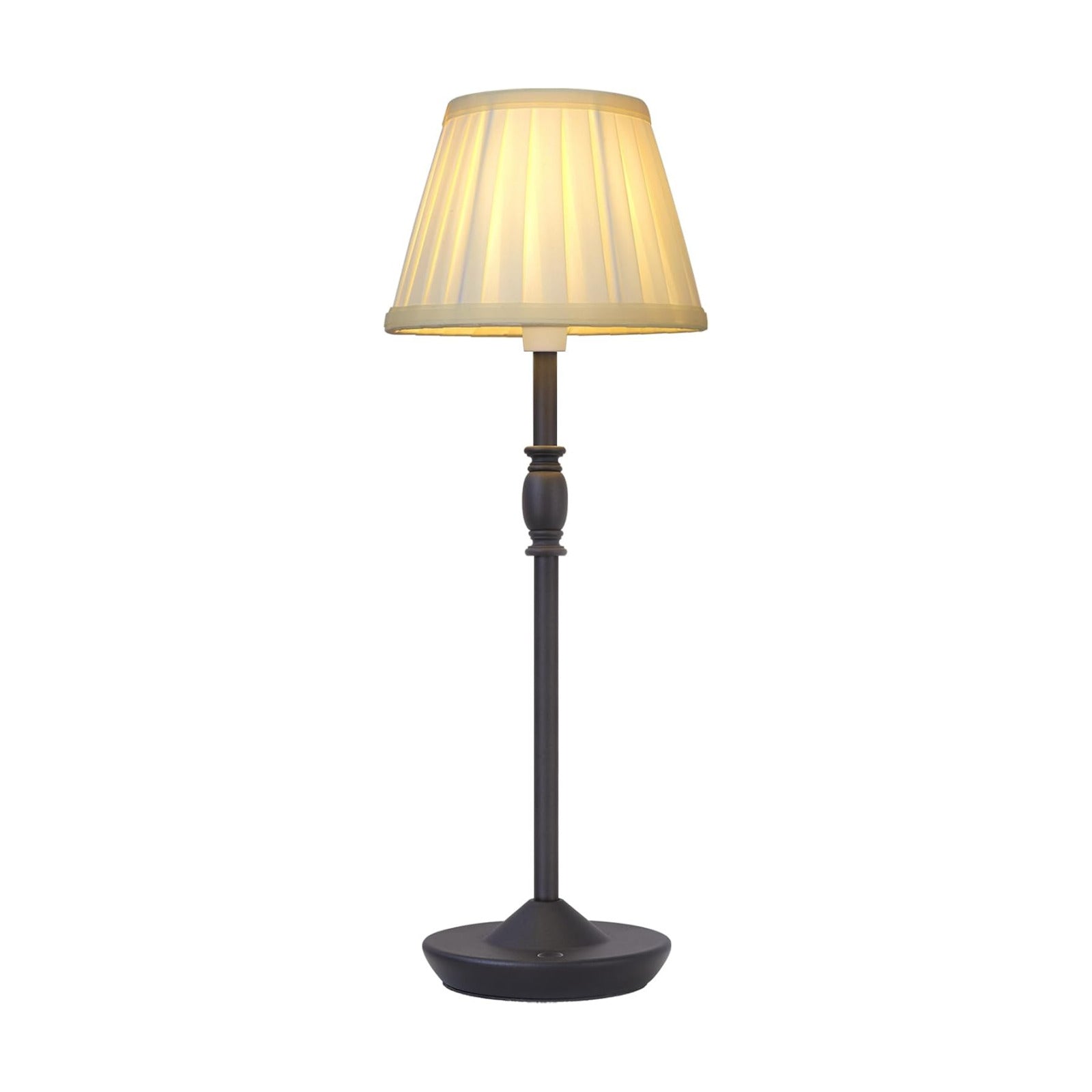 Cordless LED Touch Lamp with Dimmer Portable Small Table Lamp, 18" 2700K Rechargeable Battery Light for Bedside, Dining