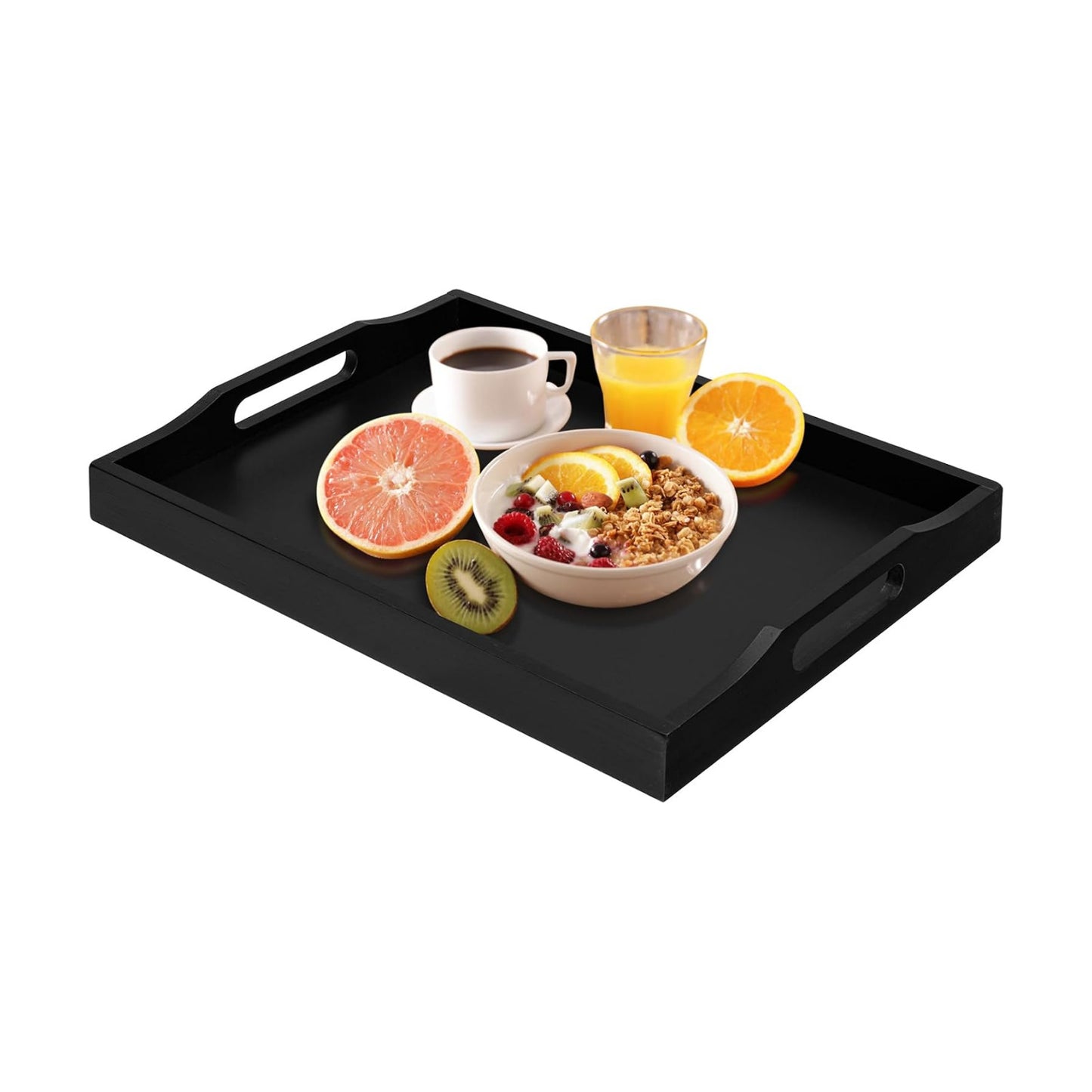 Wood Tray for Tea / Black
