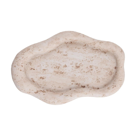 Trinket Candle Dish / Cloud Shaped / Beige