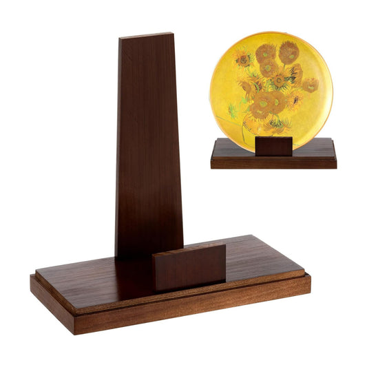 Wooden Plate Stand for Display Plate Postcard Picture Frame Book Display Stand / 8 Inch