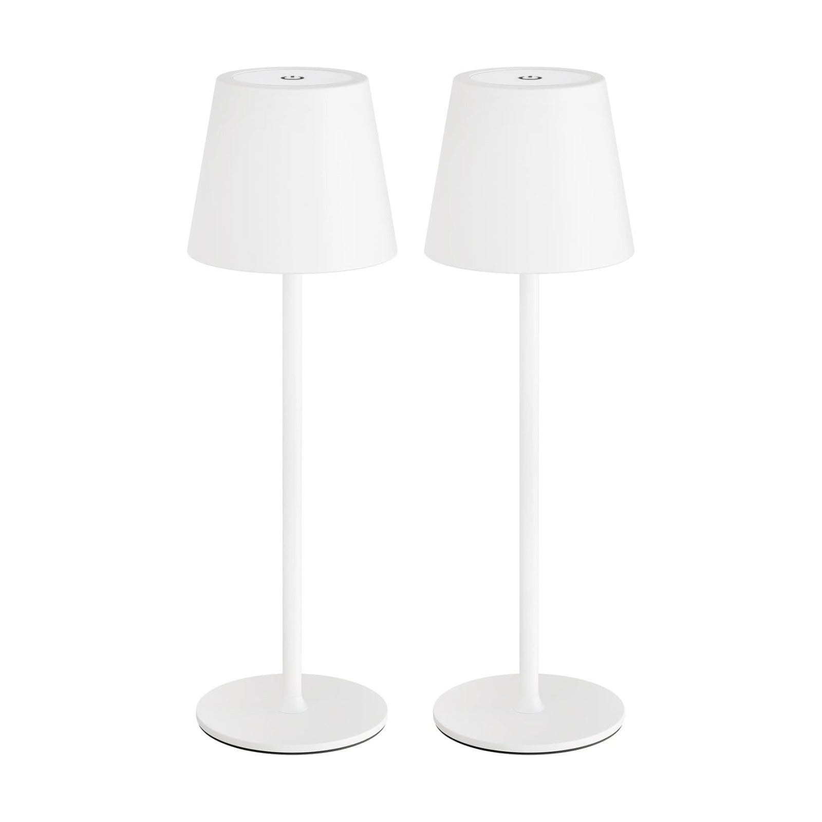 uuffoo 2 Pack Cordless Table Lamp Rechargeable 5000mAH Battery Operated Lights Touch Control LED Portable Desk Lamps 3