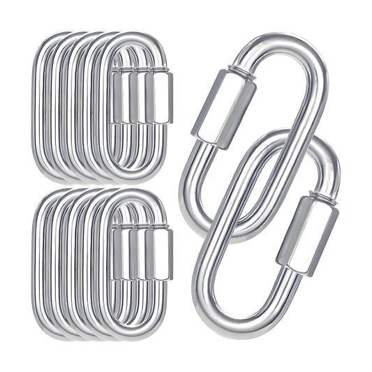 Quick Links Screw / Silver / M10 / 4 Inch / Set of 30
