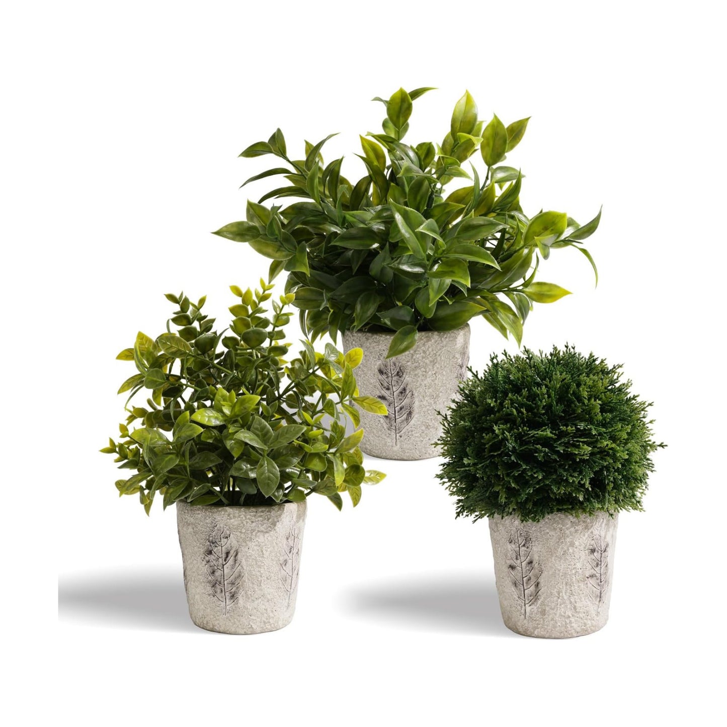 Small Faux Plants / Set of 3
