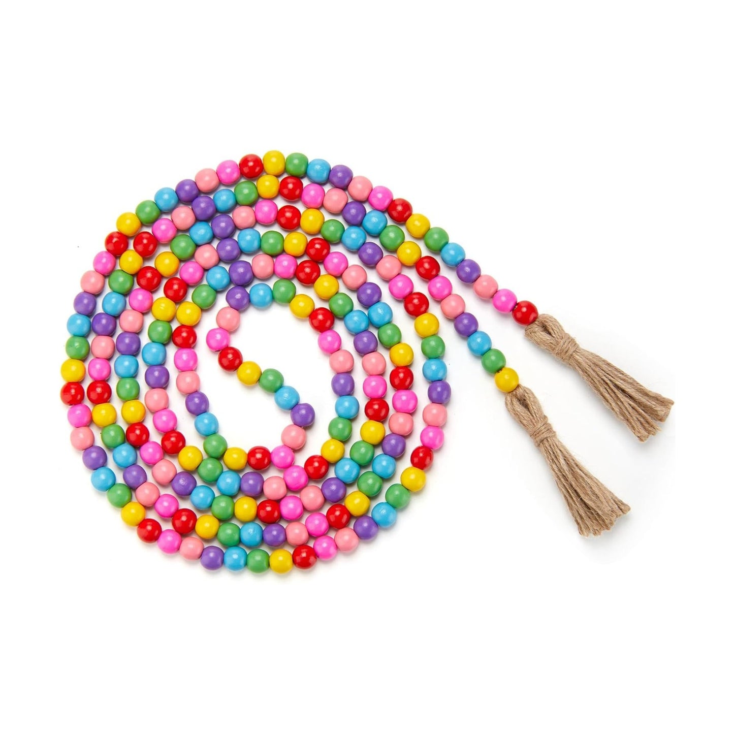Wooden Bead Garland / Candy Colors