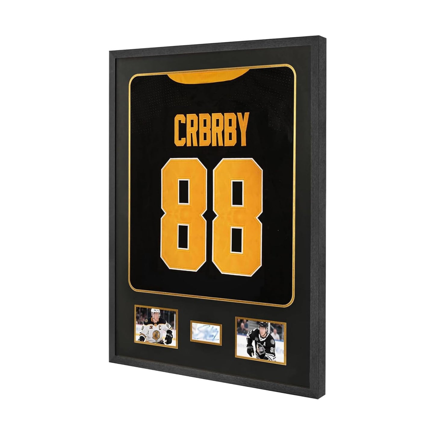 Jersey Frame Display Case with Picture Slots & Tempered Real Glass | Jersey Frame Display Case, with Picture Slots &