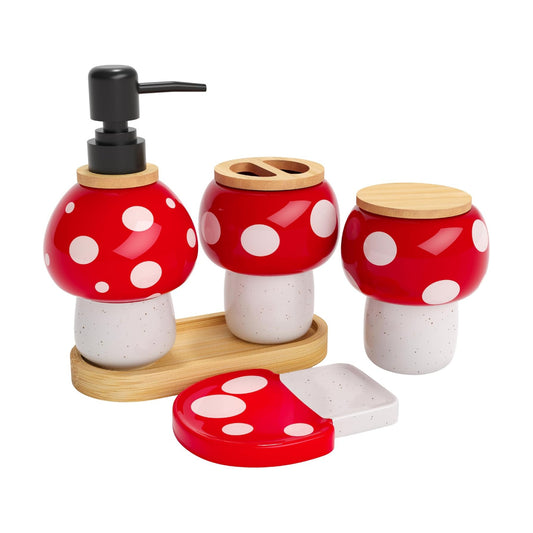 Toothbrush Holder / Ceramic Soap Dispenser