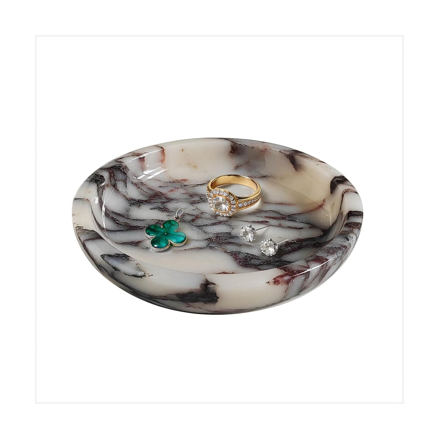 Marble Tray / Jewelry Tray / A2 / 5.5 x 5.5