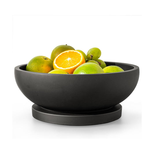 Elegant Pedestal Bowl / Black