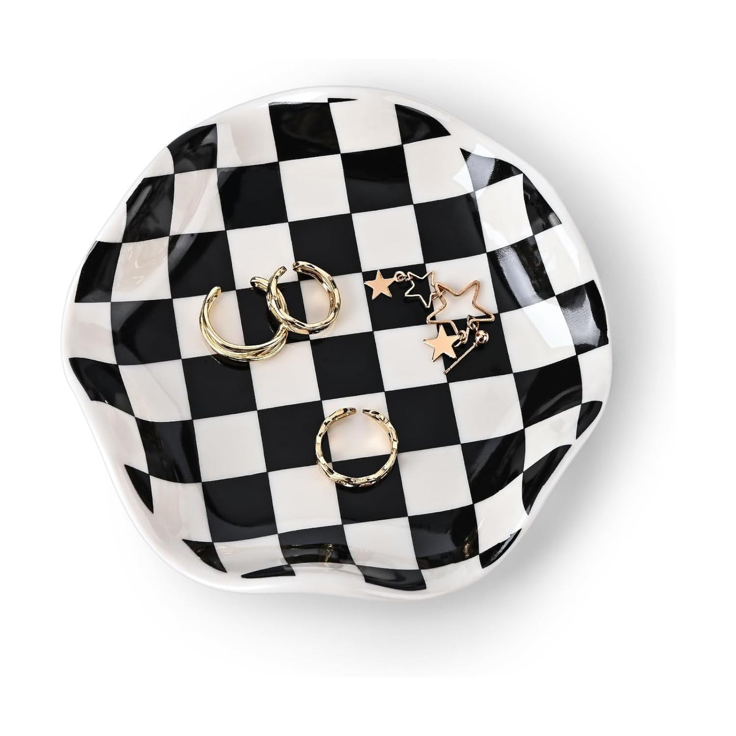 Ceramic Jewelry Tray / Black