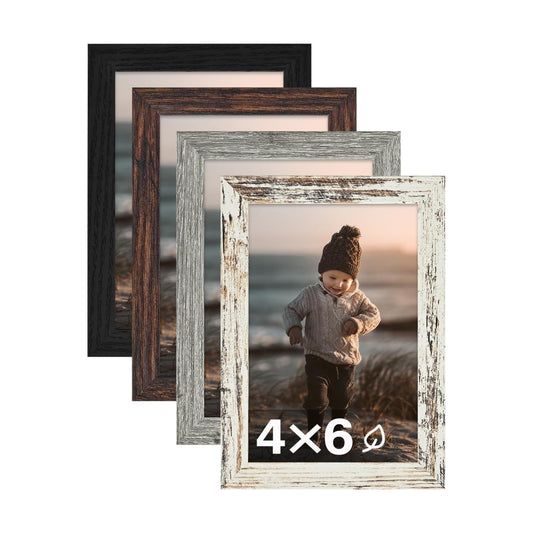 Photo Frames / Picture Frames / Mix Color / 4 x 6