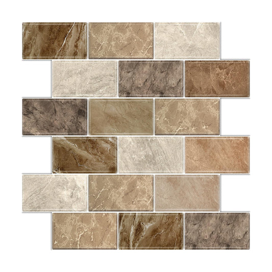 10 Sheets Peel and Stick Backsplash / 12 x 12