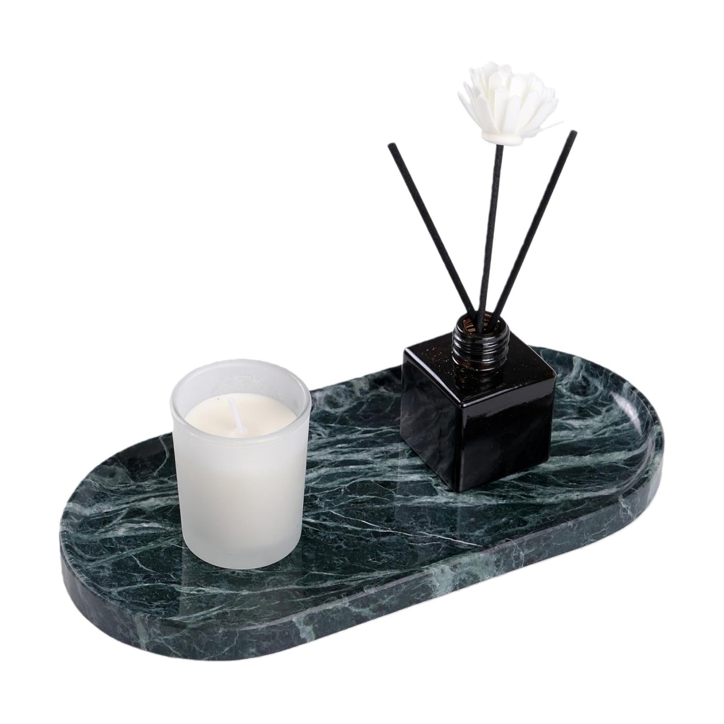 Emerald Green Marble Tray / Dark Green