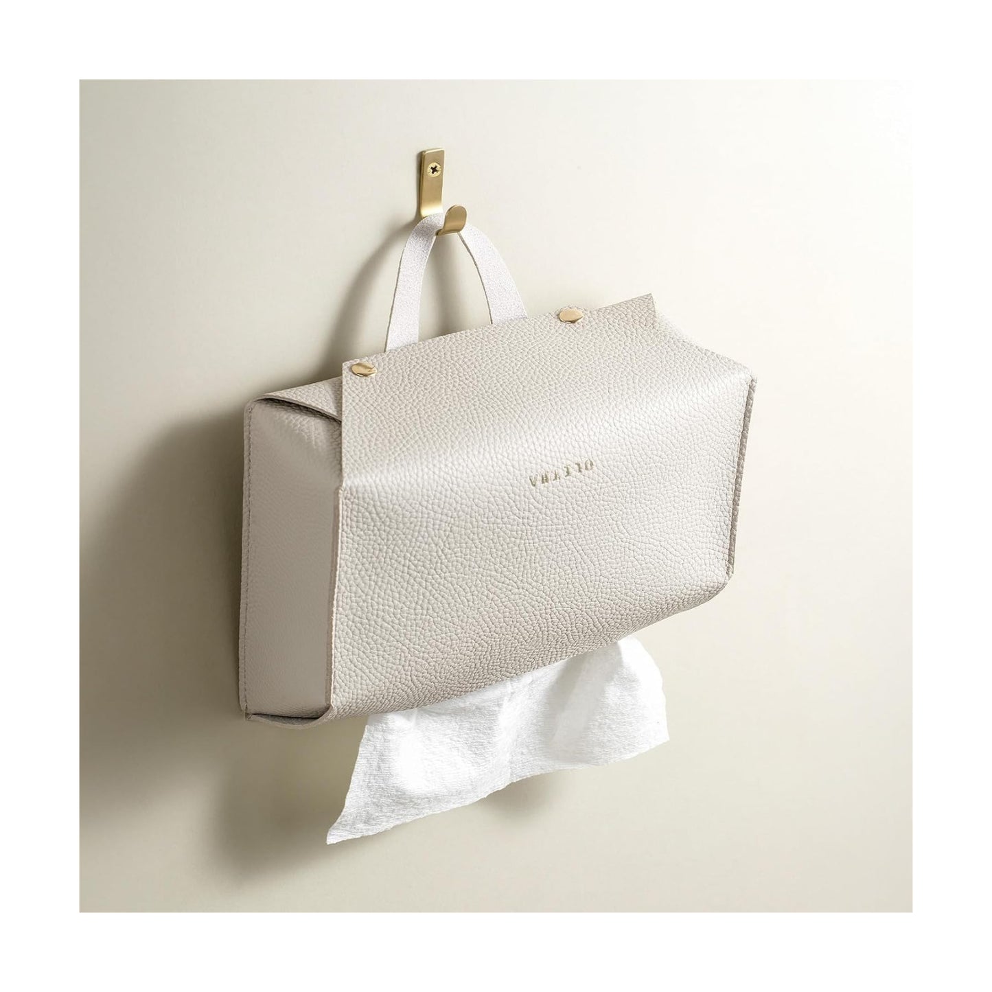 Hand Towel Box Cover Compatible / Light Taupe