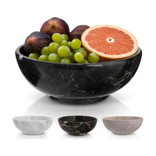 Elegant Modern Fruit Bowl / Black Zebra