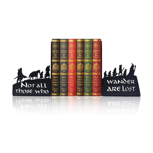 Home Shelves & / Large Unique Book Holders / Black