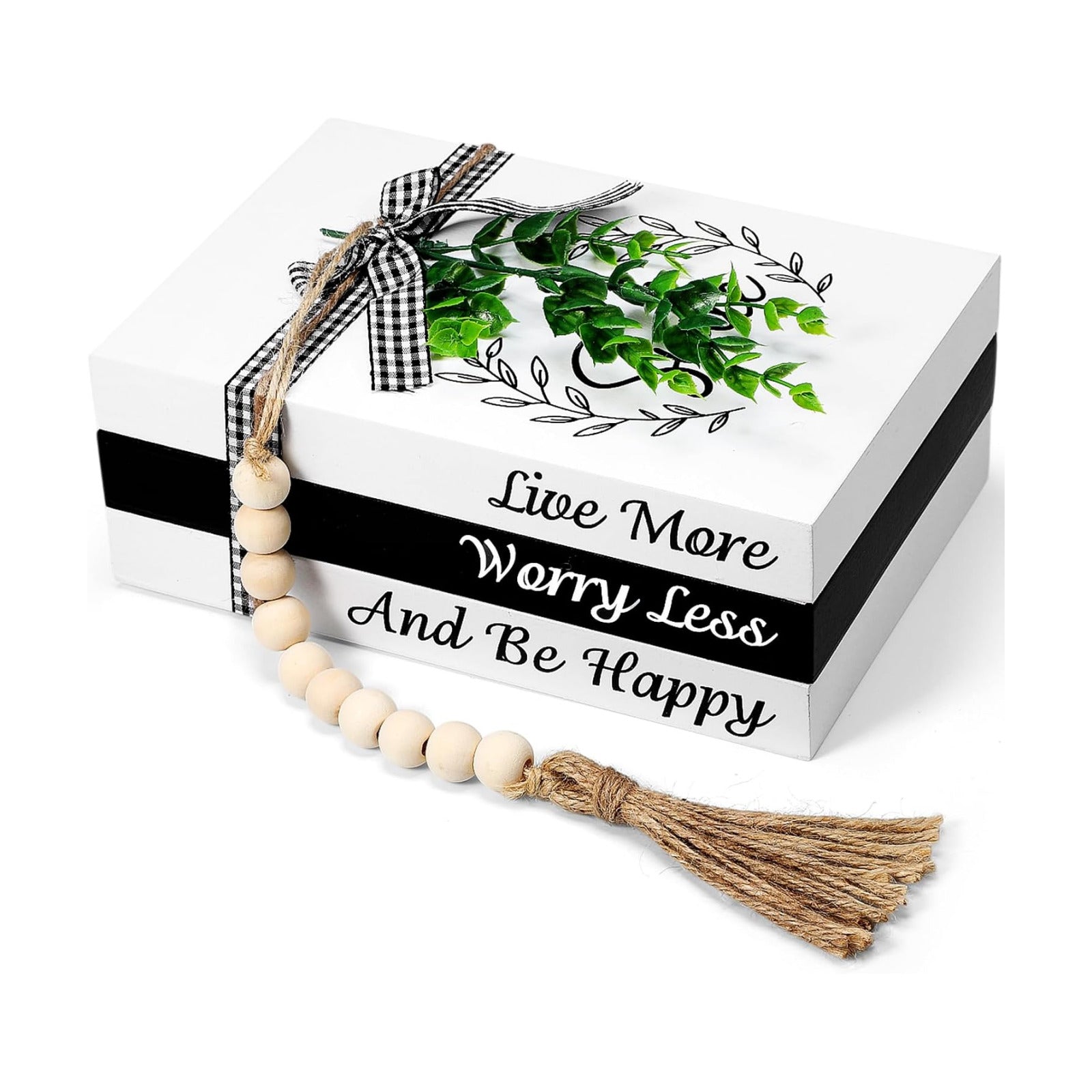 Bead Garland / Decorative Books / Smile / Set of 3